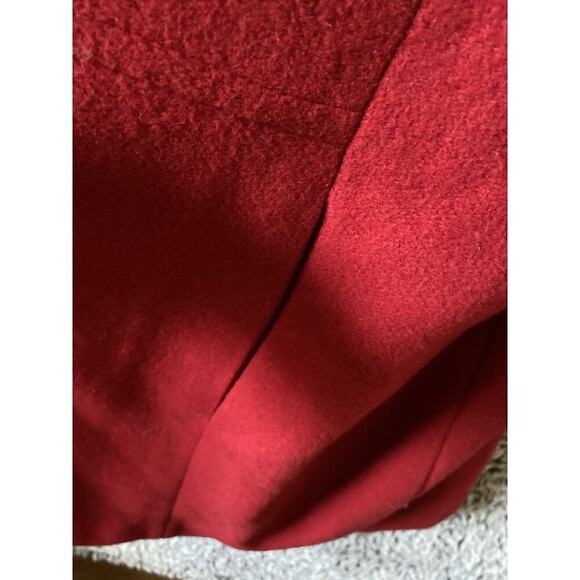 Stephanie Mathews Vintage Long Wool Coat Black Single Breasted, size 3X - Picture 9 of 16